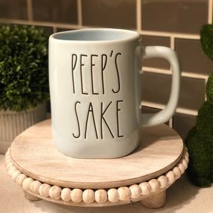Rae Dunn Baby Blue Peeps Sake Mug